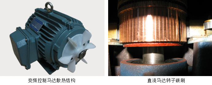 變頻控制馬達散熱結(jié)構(gòu)和直流馬達轉(zhuǎn)子碳刷